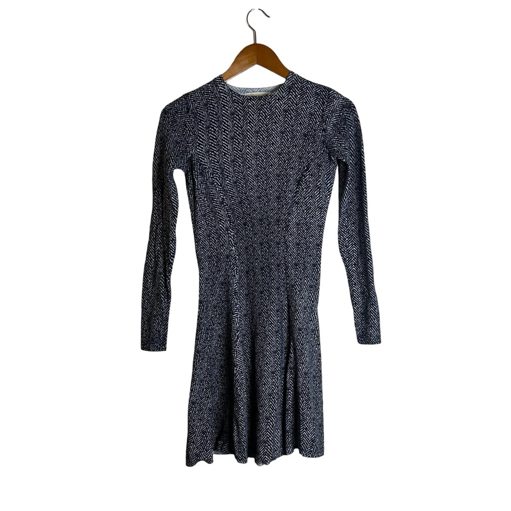 Michael, Michael Kors‎ patterned long sleeve sweater dress